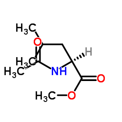 N-乙酰-L-亮氨酸甲酯结构式