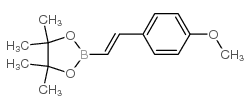 (E)-2-(4-methoxystyryl)-4,4,5,5-tetramethyl-1,3,2-dioxaborolane Structure