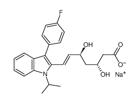 (3R,5S)-Fluvastatin structure