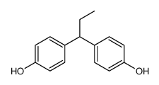 4-[1-(4-hydroxyphenyl)propyl]phenol结构式
