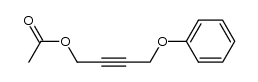 acetic acid-(4-phenoxy-but-2-ynyl ester)结构式