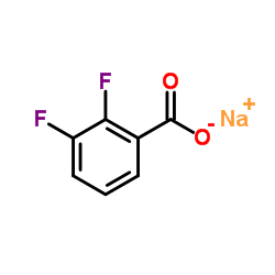 Sodium 2,3-difluorobenzoate Structure