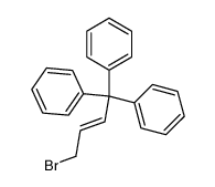 4-bromo-1,1,1-triphenyl-but-2t-ene结构式