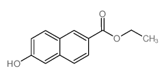 6-羟基-2-萘酸乙酯结构式