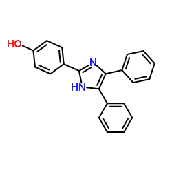 4-(4,5-Diphenyl-1H-imidazol-2-yl)phenol Structure