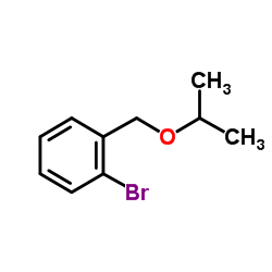 1-Bromo-2-(isopropoxymethyl)benzene结构式