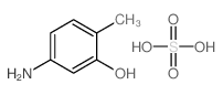 5-氨基邻甲酚硫酸盐结构式