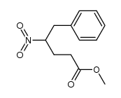methyl g-nitrobenzenepentanoate Structure