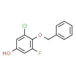 4-(Benzyloxy)-3-chloro-5-fluorophenol结构式