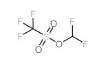 三氟甲磺酸二氟甲酯结构式