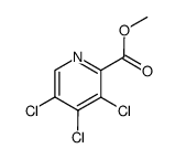 3,4,5-trichloro-pyridine-2-carboxylic acid methyl ester结构式