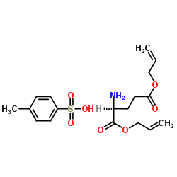 L-谷氨酸二烯丙酯盐酸盐结构式