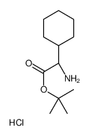 L-2-环己基甘氨酸叔丁酯盐酸盐结构式