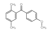 (2,5-二甲基-苯基)-(4-甲氧基-苯基)-甲酮结构式