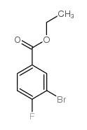 3-溴-4-氟苯甲酸乙酯结构式