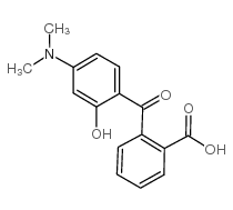 2-(4-二甲基氨基-2-羟基苯甲酰基)-苯甲酸结构式