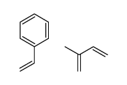 苯乙烯与2-甲基-1,3-丁二烯的聚合物结构式