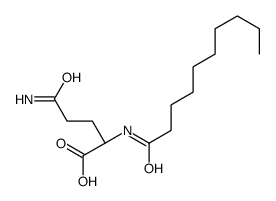 N2-癸酰基-L-谷氨酰胺结构式