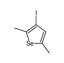 3-iodo-2,5-dimethylselenophene Structure