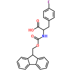 Fmoc-4-氟-DL-苯丙氨酸结构式