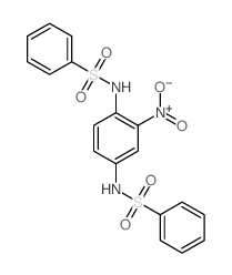 Benzenesulfonamide,N,N'-(2-nitro-p-phenylene)bis- (8CI) Structure