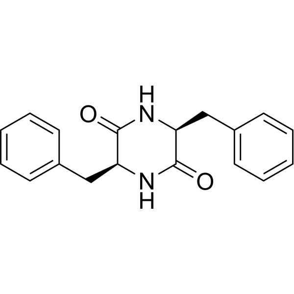 环(L-苯丙氨酰-L-苯丙氨酰)结构式
