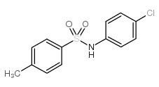 N-(4-氯苯基)-4-甲基苯磺酰胺结构式