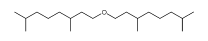 bis-(3,7-dimethyl-octyl) ether Structure