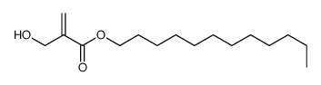 dodecyl 2-(hydroxymethyl)prop-2-enoate结构式