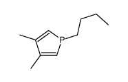 1-butyl-3,4-dimethylphosphole Structure