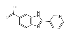 2-Pyridin-3-yl-3H-benzoimidazole-5-carboxylic acid Structure