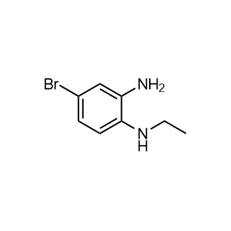 4-溴-1-n-乙基苯基-1,2-二胺结构式