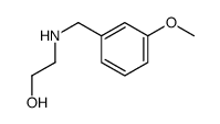 2-[(3-methoxyphenyl)methylamino]ethanol结构式