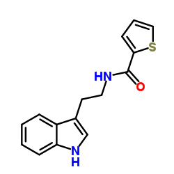 N-(2-INDOL-3-YLETHYL)-2-THIENYLFORMAMIDE结构式