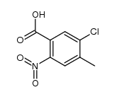 5-chloro-4-methyl-2-nitro-benzoic acid Structure