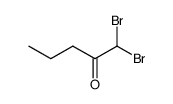 1,1-Dibromo-2-pentanone结构式