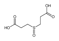 3-(2-carboxyethylsulfinyl)propanoic acid Structure