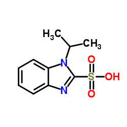1-Isopropyl-1H-benzimidazole-2-sulfonic acid结构式
