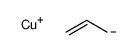 copper(1+),prop-1-ene Structure