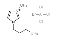 1-Butyl-3-methylimidazolium bromotrichloroaluminate结构式
