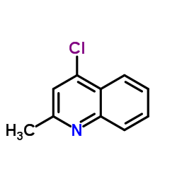 4-氯喹哪啶结构式
