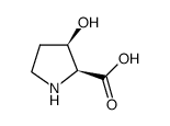 3-Hydroxy-pyrrolidine-2-carboxylic acid Structure