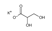 potassium,2,3-dihydroxypropanoate结构式