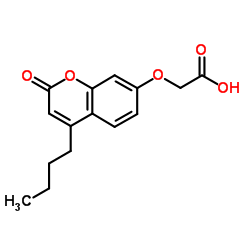 [(4-Butyl-2-oxo-2H-chromen-7-yl)oxy]acetic acid Structure