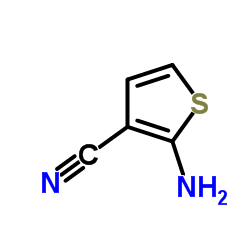 2-Amino-3-cyanothiophene Structure
