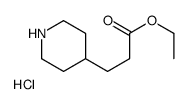 ETHYL 3-(PIPERIDIN-4-YL)PROPANOATE HYDROCHLORIDE Structure