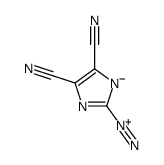 2-diazoimidazole-4,5-dicarbonitrile结构式