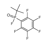 (1,1-Dimethylethyl)(pentafluorophenyl)fluorophosphine oxide Structure