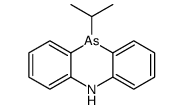 10-propan-2-yl-5H-phenarsazinine Structure
