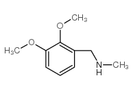 Benzenemethanamine,2,3-dimethoxy-N-methyl- Structure